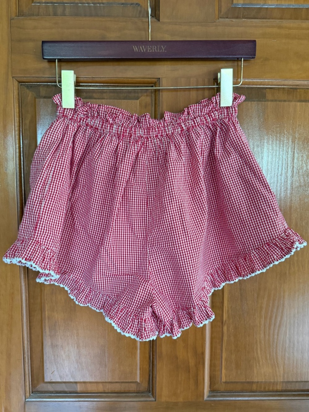 DOEN Cerise Paris Gingham Luella Short XS - Picture 3 of 6